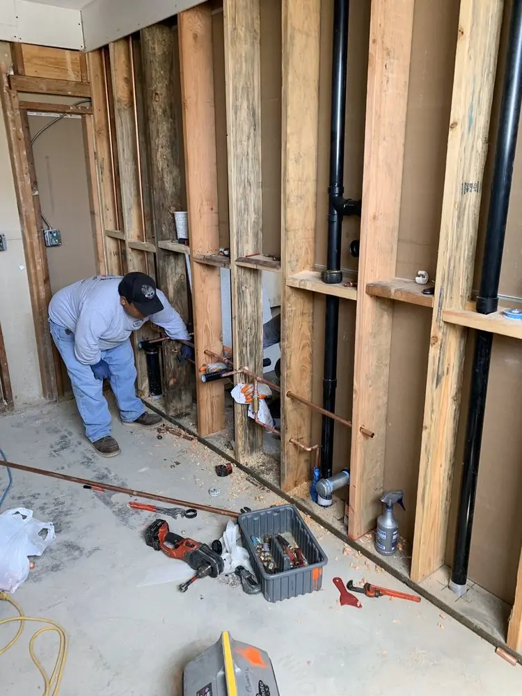 Commercial rough-in plumbing for Commercial Plumbing in Oak Forest